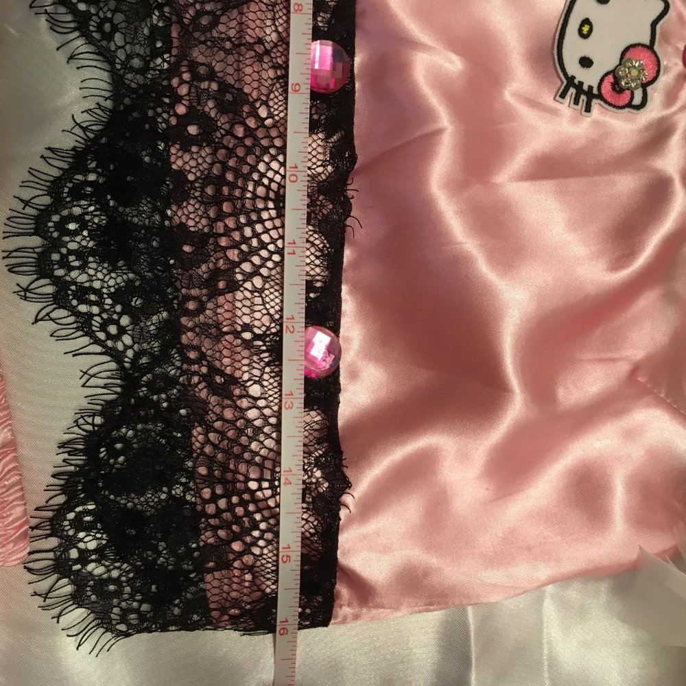 ADORABLE cotton candy pink satin hello kitty lingere and jewlery set! - Picture 16 of 17